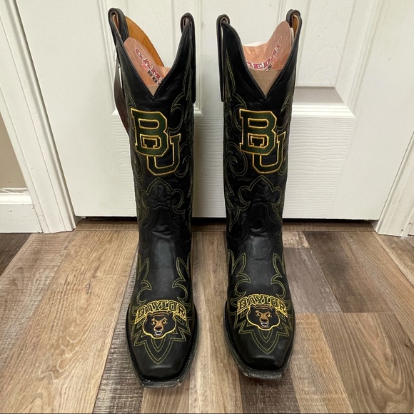 Baylor University Bears Gameday Boots Cowboy Boots NWT - Picture 1 of 15
